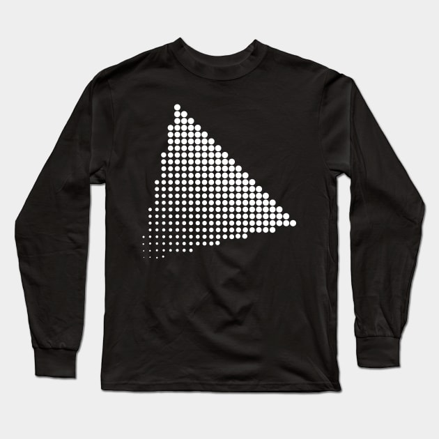 Raster Triangle Long Sleeve T-Shirt by lkn